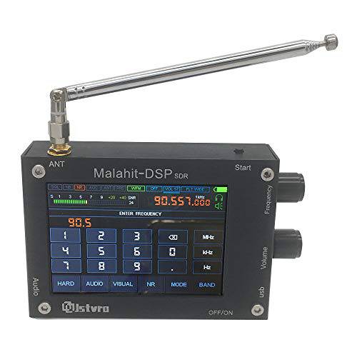 50KHz-2GHz Malahit DSP SDR 리시버 Registered HAM Nice 사운드 3.5 인치 Touching LCD 스크린