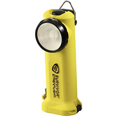 Streamlight 90541 Survivor LED 직각 플래시라이트,조명, 6-3/ 4-Inch, Yellow - 175 루멘
