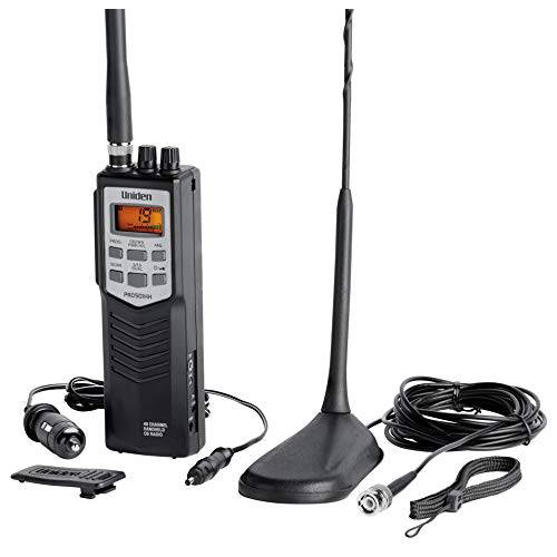 Uniden PRO501TK Pro-Series 40-Channel 휴대용 소형,휴대용 CB 라디오, Two-Way 비상 라디오, 포함 High-Gain 자석 마운트 안테나, 오토 소음 리미터, NOAA 날씨, and 풀 채널 스캔