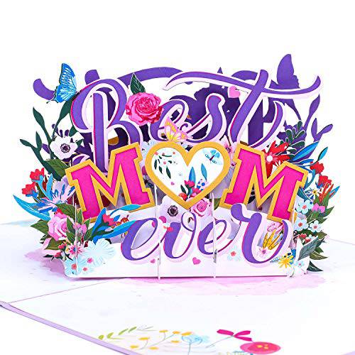 Best Mom Ever 팝 Up 카드, 카드 Mom, 인사 카드 Mother Day, 카드 Mom