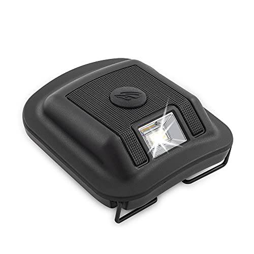 표범 비전 - POWERCAP 비니 클립 On 램프 - 충전식 LED 전조등, 헤드램프 - Ultra-Bright 핸드&  프리, 블랙 (RBC-9497)