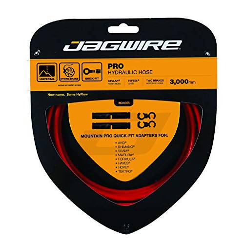 Jagwire 마운틴 프로 유압 호스 키트 (Hyflow), 레드
