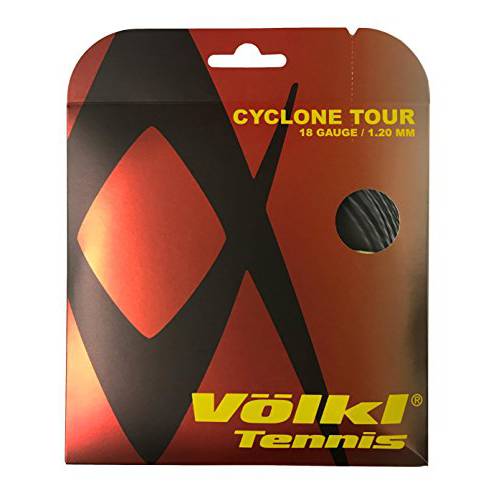 VOLKL V23618:SET Cyclone Tour 18G 테니스 스트링 Anthracite