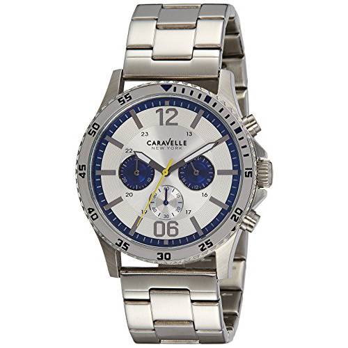 Caravelle New York 43A130 Stainless Steel Chronograph Watch