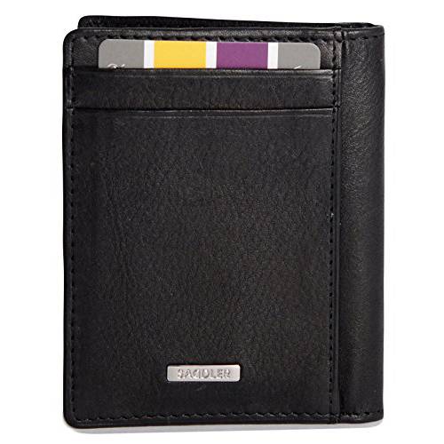 SADDLER Gents Soft Nappa Front Pocket Wallet with Magnetic Money Clip