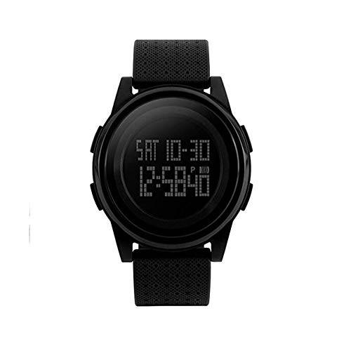 남자 디지털 비즈니스 캐주얼 스포츠 시계 큰 얼굴 LED 군사 방수 빛나는 Stopwatch 알람 간단한 손목 시계
