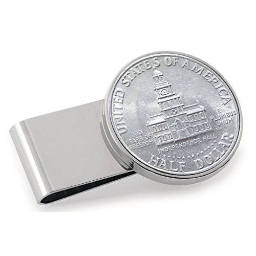 JFK Bicentennial 1/2,하프 Dollar 스테인레스 스틸 동전 머니클립