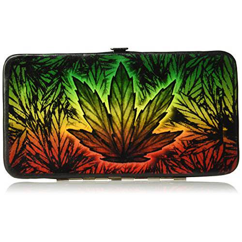 Buckle-Down Junior’s 힌지 Wallet-Weed, 다양한색, 7 x 4