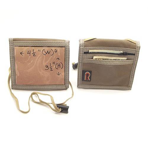 바이폴드 넥 ID 지갑 (코요테 브라운)