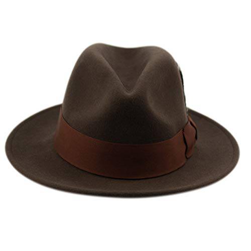 Epoch hats Gangster 100% 양모 Stain-Resistant Crushable 드레스 페도라