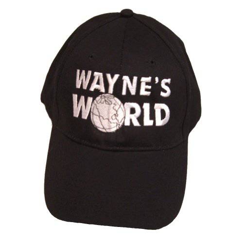 Wayne’s 세계 모자 Wayne Campbell 야구모자 할로윈 무비 마이크 Myers 2 SNL 블랙