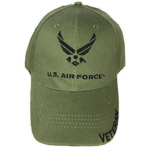 EAGLE CREST U.S. 에어 포스 재향군인 올리브 Drab 매쉬 모자