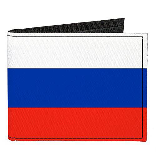 Buckle-Down  캔버스 바이폴드 지갑 - 러시아어 연합
