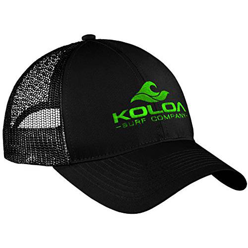 Koloa Surf Wave LogoOld 학교 엣지 영수증 매쉬 스냅백 모자