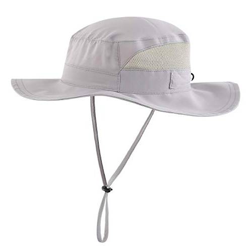 Connectyle  여자, 여성용, 우먼스 섬머 매쉬 Boonie 썬 모자 넓은챙 UV 프로텍트 어업 모자