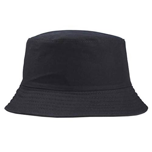 유니섹스 코튼 솔리드 Sun-Hat 버킷 - 폴더블 포장가능 버킷 캡 비치 and 여행용