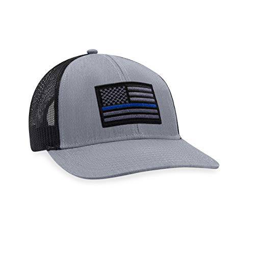 Thin 블루라인 모자  블루 라인 Trucker 모자 야구모자 Police 스냅백 골프 모자