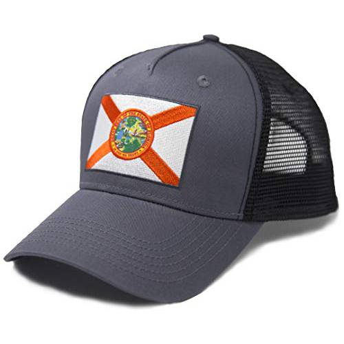 International Tie  블랙 Florida 깃발 모자 Trucker 야구 스냅백 모자