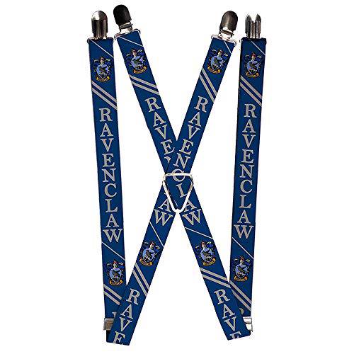 Buckle-Down Suspenders-Ravenclaw Crest/ stripe2 블루/ 그레이