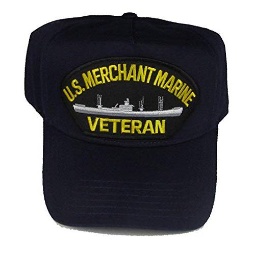 미국 Merchant 선박 엠블렘, 앰블럼 패치 모자 네이비 블루 야구모자