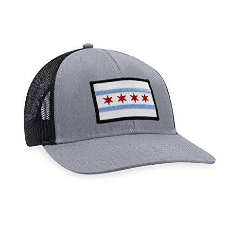 시카고 깃발 모자  시카고 Trucker 모자 CHI 야구모자 스냅백 골프 모자