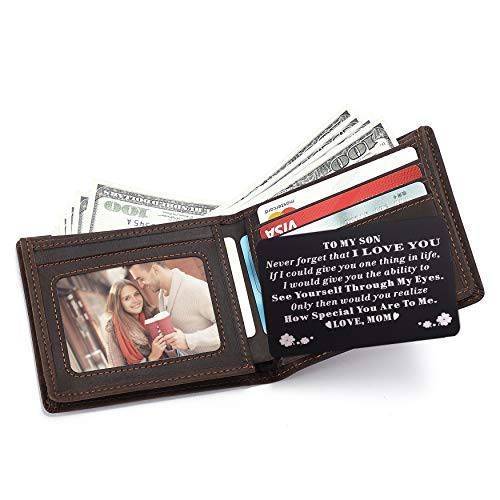 개인설정가능한 지갑 각인 지갑 카드 남편 남자친구 아버지 Son