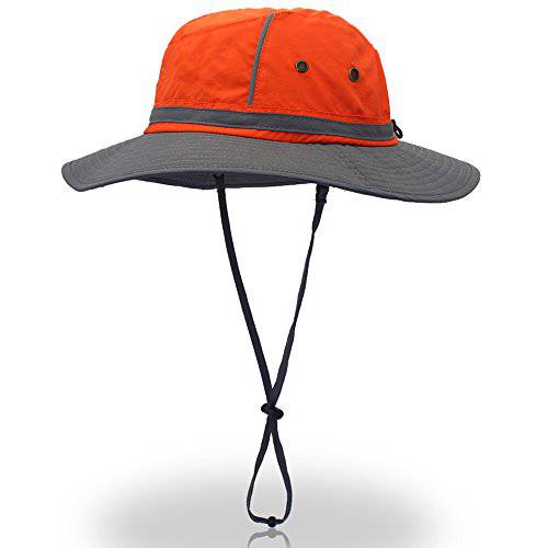 QingFang 유니섹스 반사 썬쉐이드, 햇빛가리개 모자 버킷 모자 UV50+  넓은챙 섬머 안티 자외선 캡