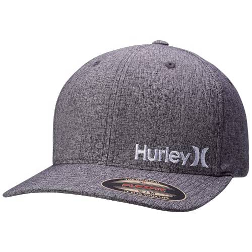 Hurley Men’s 원& Only Corp Flexfit Perma 커브 영수증 야구 모자