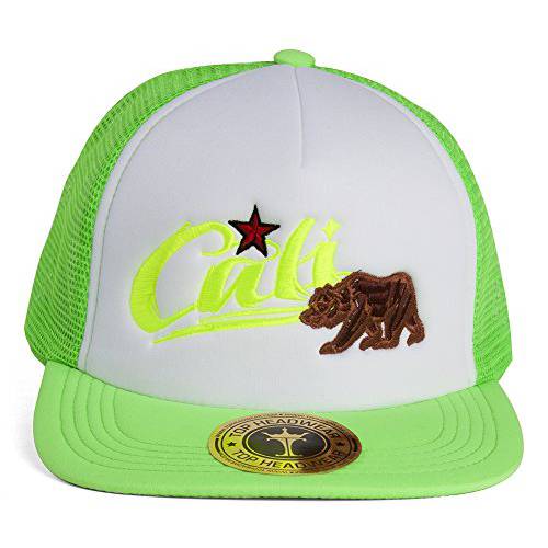 탑 모자 TopHeadwear Cali Bear Trucker 모자