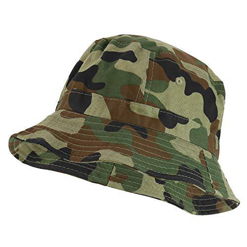 Armycrew 색소,색깔,색,피그먼트 Dyed Washed 100% 코튼 유니섹스 버킷 모자