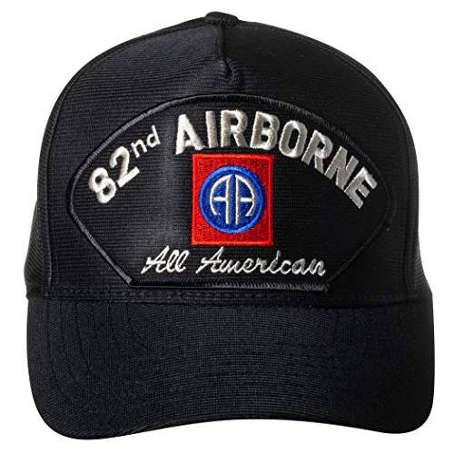 미국 아미 82nd Airborne 분할 엠블렘, 앰블럼 패치 모자 블랙 야구모자