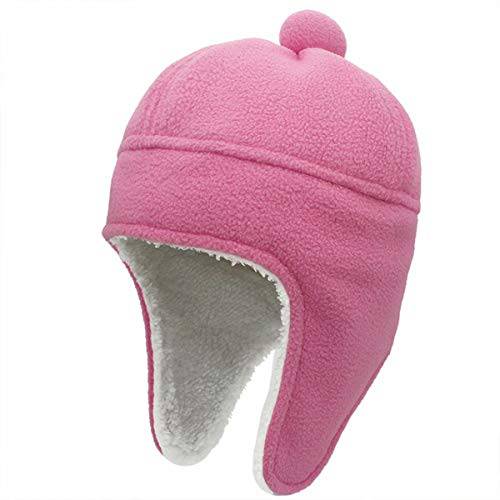 Vimfashi 소프트 경량 여성 비니 모자 Earflaps 따뜻한 양털 안감있는 캡