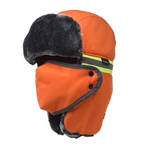 겨울 모자 남녀공용, 남녀 공용, 망사 MaskTrapper Ushanka 모자 바람막이 따뜻한 아웃도어 스키타기 스포츠