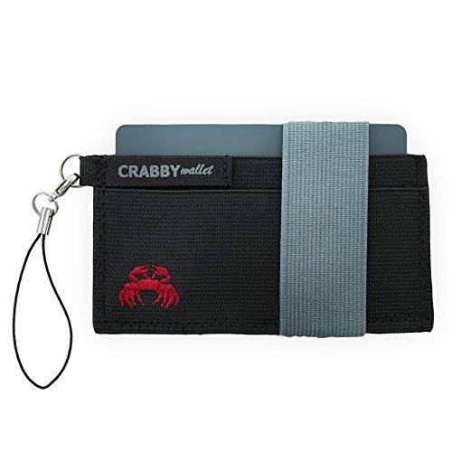Crabby 기어 - 전면 포켓 지갑 - 미니멀리스트 지갑 - 탄력