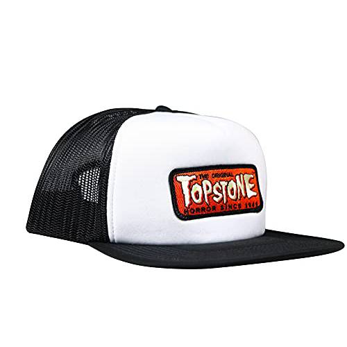 TOPSTONE 호러 로고 패치 스냅백 Trucker 모자