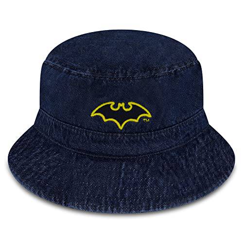 Concept 원 배트맨 로고 데님 버킷 모자