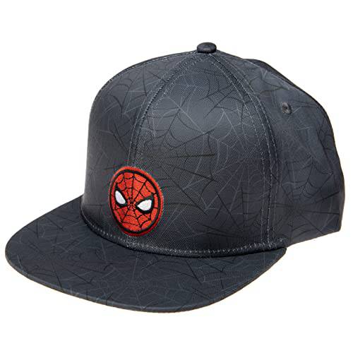 마블 코믹스 남성용 Spiderman 캐릭터 할로윈 자수/ 프린트 스냅백 Flatbrim 야구모자 모자