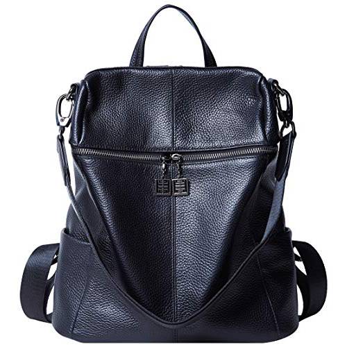 BOYATU 여자 패션 여행 가방에 대 한 컨버터블 정품 가죽 배낭 지갑