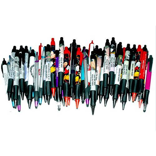 50 Wholesale Lot 잉크 Pens 펜, 볼펜, 플라스틱, 개폐식