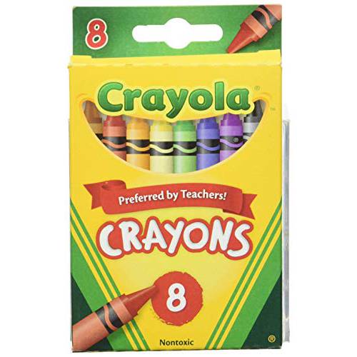 Crayola  크레용, 크레파스, 8 Count (케이스 of 48)