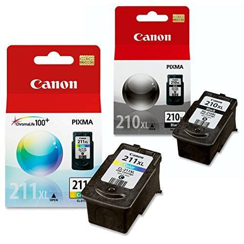 Canon PG-210 XL and CL-211 XL 잉크 팩 번들,묶음 호환가능한 to MP495 MP280 MP490 MP480 MP270 MP240 MX420 MX410 MX350 MX340 and MX330