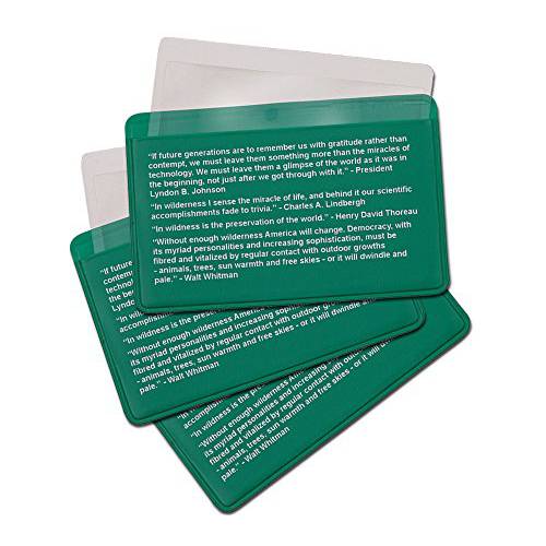 Best Glide ASE 신용카드 사이즈 프레넬 렌즈, 파이어 스타터 and 확대경  돋보기 렌즈, 3 Packs of Green