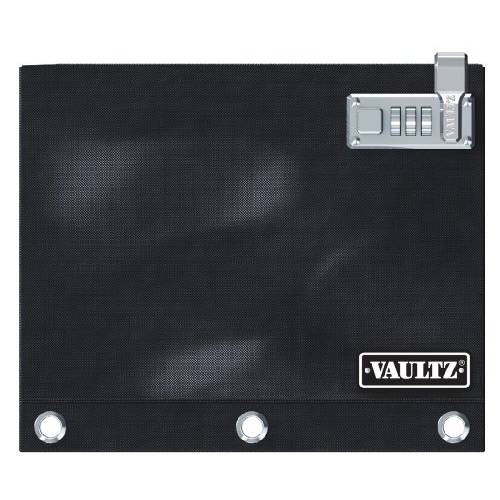 Vaultz  잠금 바인더 파우치, 8 x 10 인치, 블랙 (VZ00476)