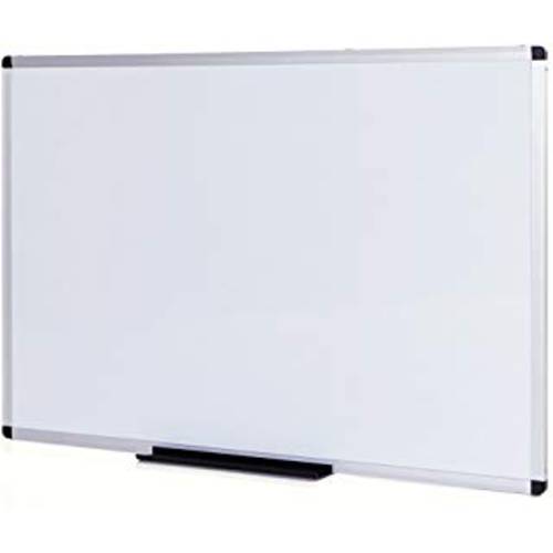 VIZ-PRO 마그네틱, 자석 화이트보드 Dry Erase Board 48 X 36 Inches Silver Aluminium Frame