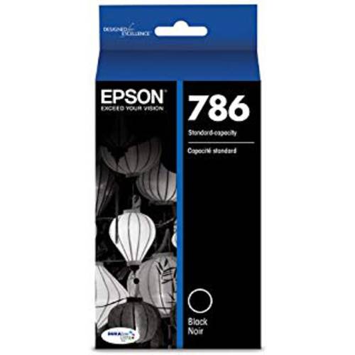 Epson T786120 DURABrite 울트라 Standard-Capacity 잉크카트리지, 프린트잉크, 블랙, T786120-S