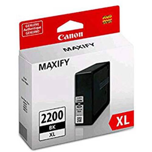 Canon Maxify PGI-2200 XL 블랙 색소,색깔,색,피그먼트 잉크 탱크, 호환가능한 to TR8520, TR7520, TS9120 시리즈, TS8120 시리즈, TS6120 시리즈, TS9521C, TS9520, TS8220 시리즈, TS6220 시리즈
