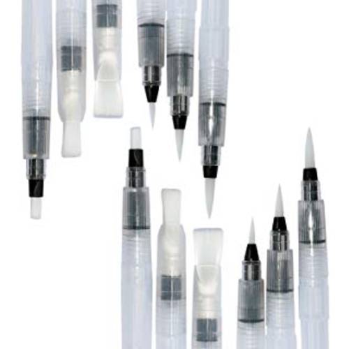12 피스 워터 컬러 브러쉬 펜 세트, 수채화 페인트 펜