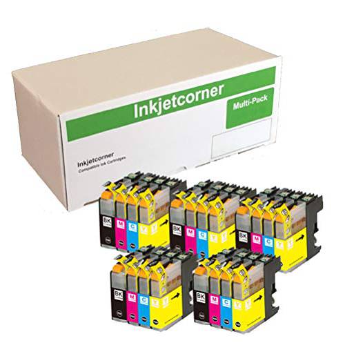 Inkjetcorner 호환가능한 잉크 카트리지 교체용 LC-103 LC103XL 5 블랙 5 청록, 시안색 5 마젠타, 자홍색 5 옐로우 20-Pack