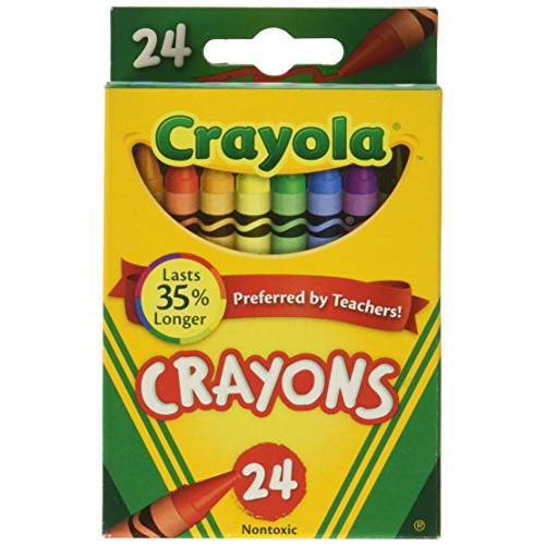 Crayola  크레용, 크레파스 24 Count 박스- (6-Pack)