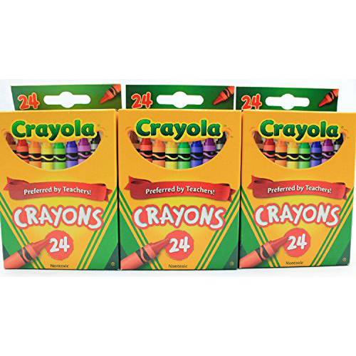 Crayola  크레용, 크레파스 번들,묶음 (3 팩)